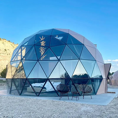 Tetra-Glass-Hybrid-Domes TheDomeHouse RAXTENT-6m-Glass-Dome-Tent-with-Wooden-Panel-for-Glamping-Hotel-and-Resort 1-1024x1024