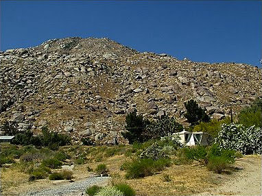 #15948 SNOW CREEK Rd #Snow Creek #Snow Creek Village #Whitewater #CA 92282 # D&apos;Angelo House  #Floyd D&apos;Angelo #Floyd Dangelo #Henry Conrey 1963 #Rotating House #Exterior #San Jacinto Mountains