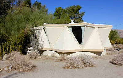 #15948 SNOW CREEK Rd #Snow Creek #Snow Creek Village #Whitewater #CA 92282 # D&apos;Angelo House  #Floyd D&apos;Angelo #Floyd Dangelo #Henry Conrey 1963 #Rotating House #Exterior